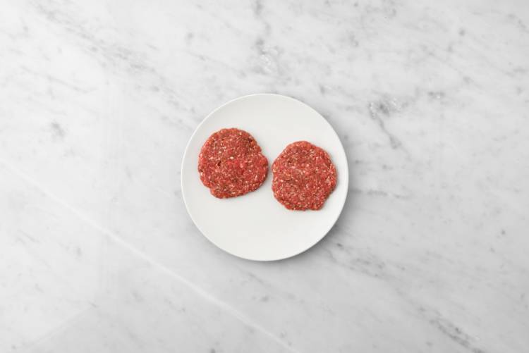 Prepara las hamburguesas