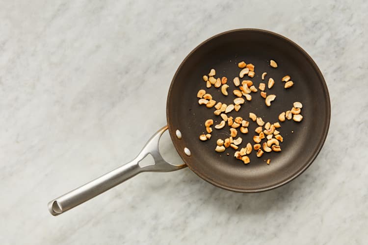 Toast cashews