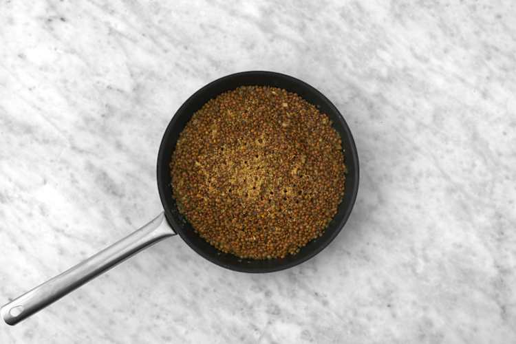 Steam the couscous