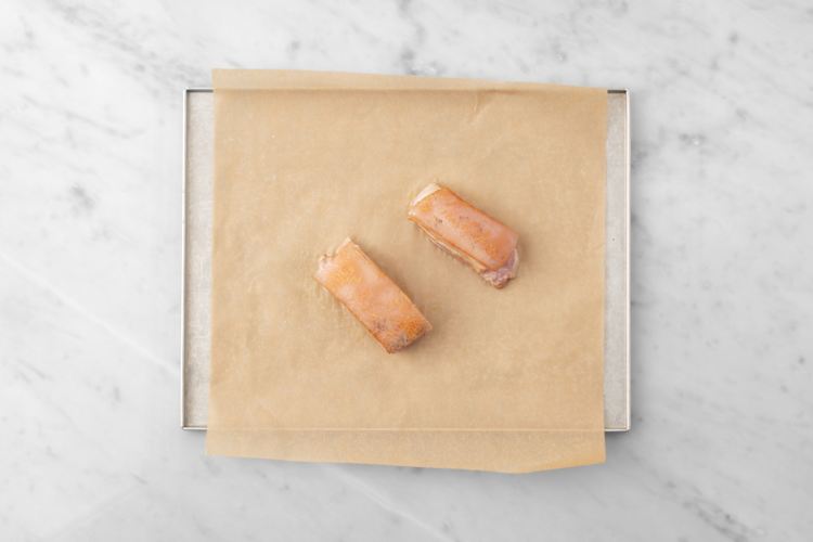Start the pork belly