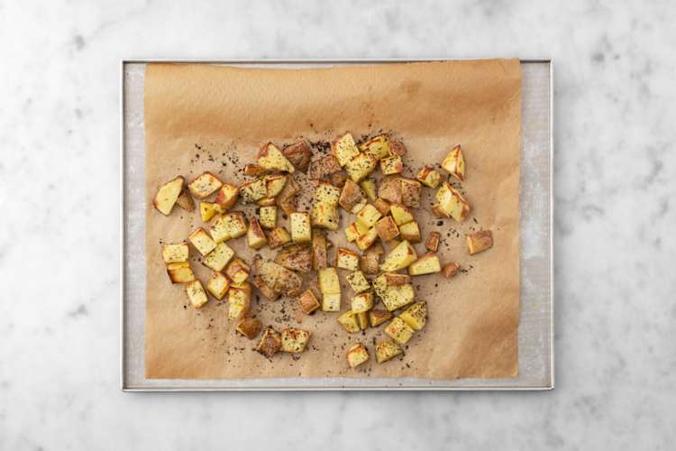 Bag kartofler