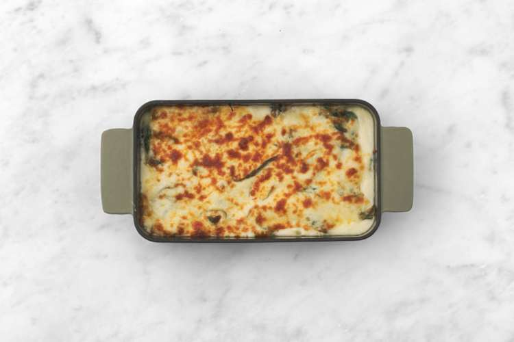 Gratiner lasagne