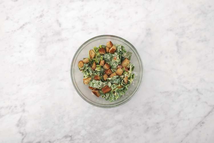 Finish the salad