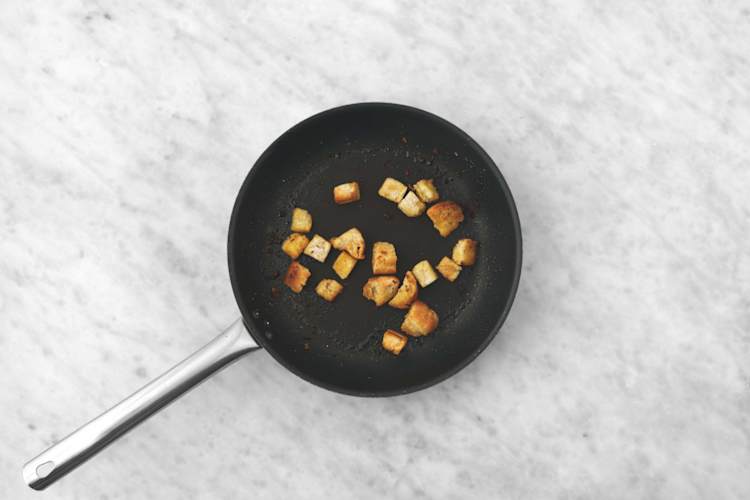Make the croutons