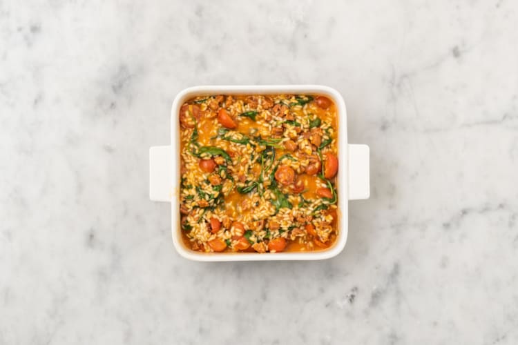 Finish the risotto 