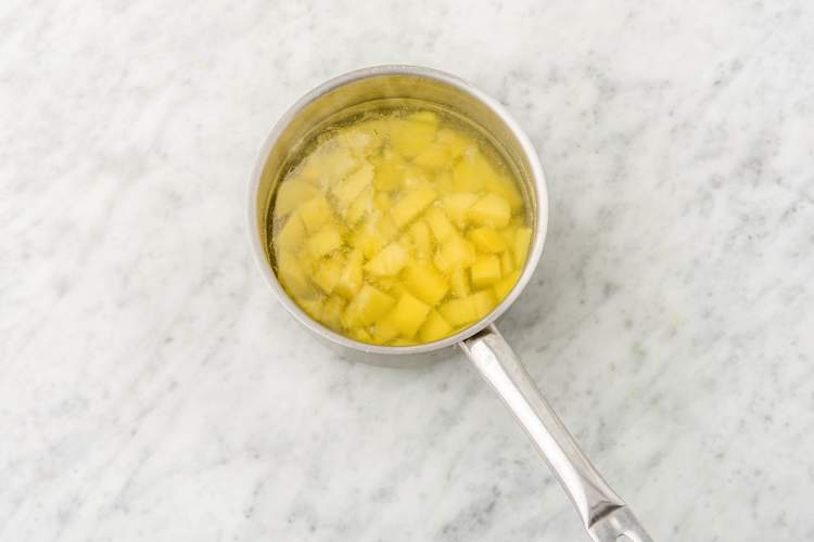 Cook the potato