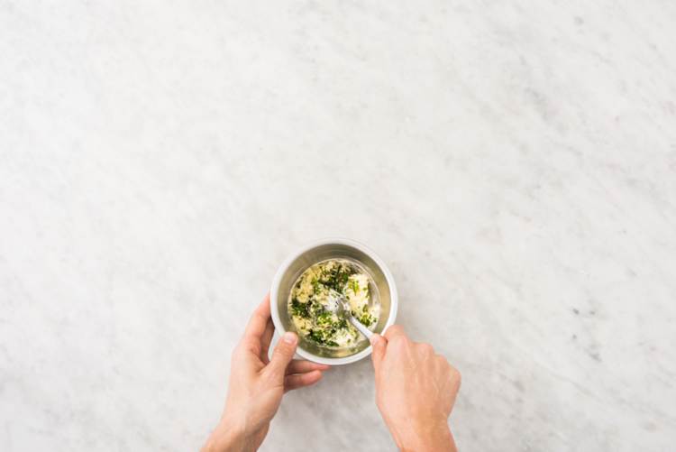 Make the herb butter 