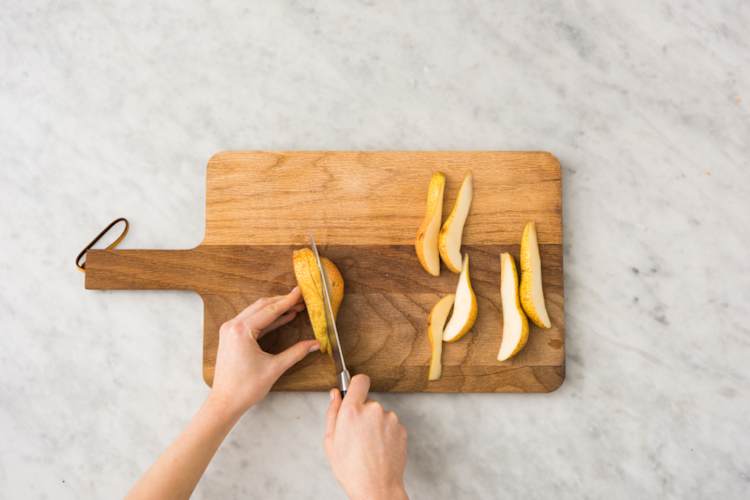Get prepped & cook the pasta