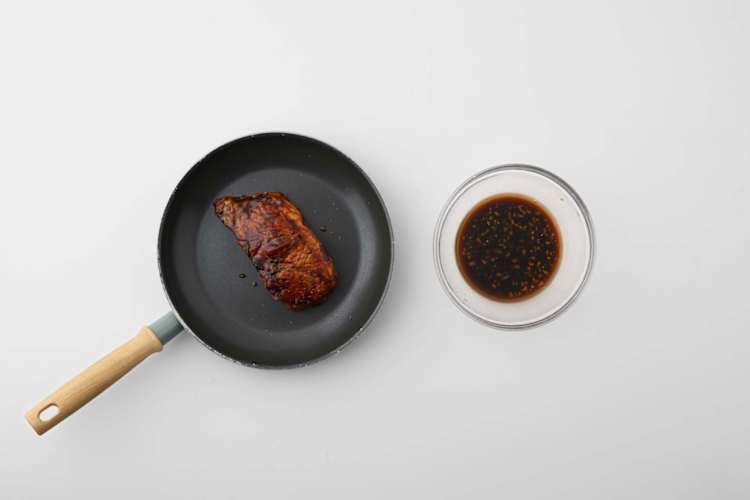 Steak bakken