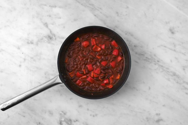 Cook the beans
