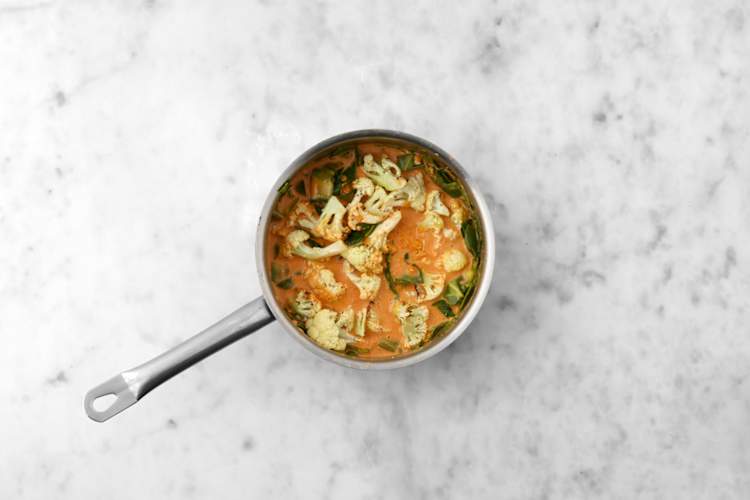 Finish the dhal