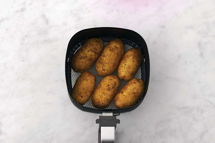 Cook the jacket potatoes