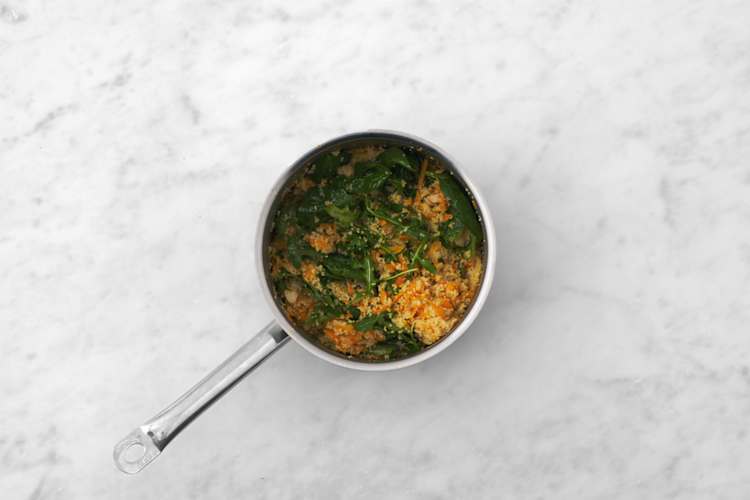 Toss the couscous