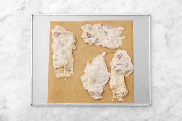 Bake the chicken 