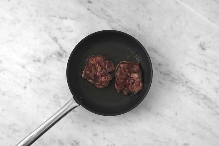 Cook the steak