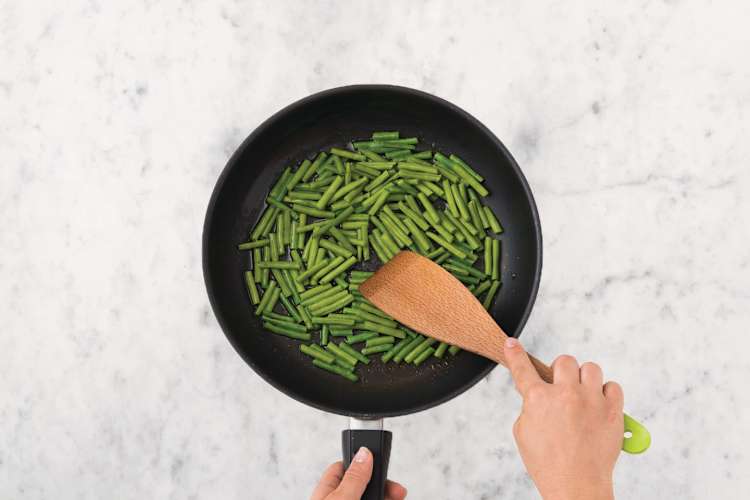 Cook the veggies