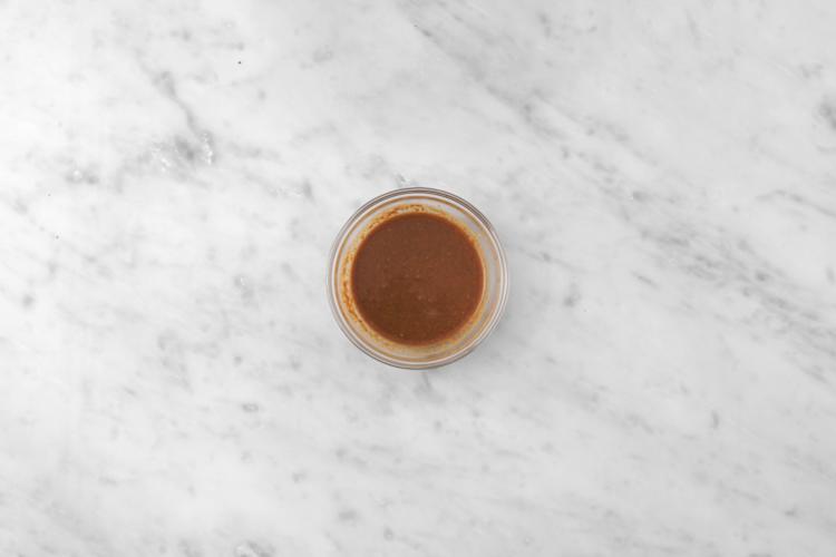 Make the peanut dressing