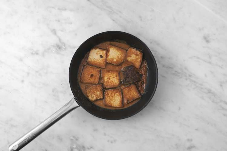 Cook the tofu