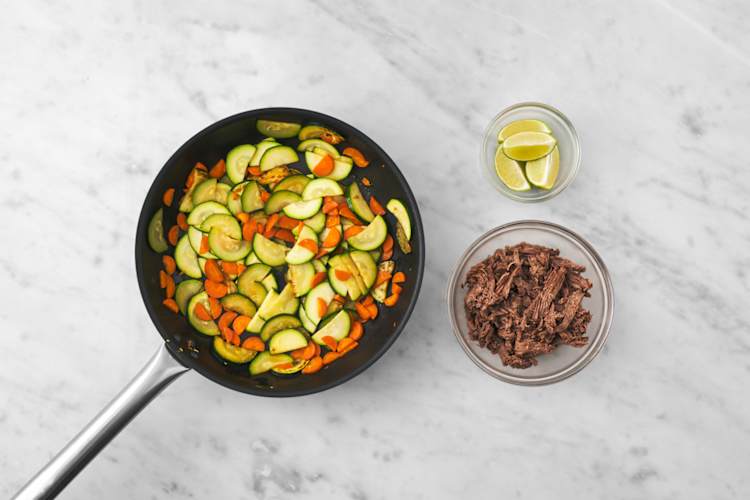 Get prepped & cook the veggies 