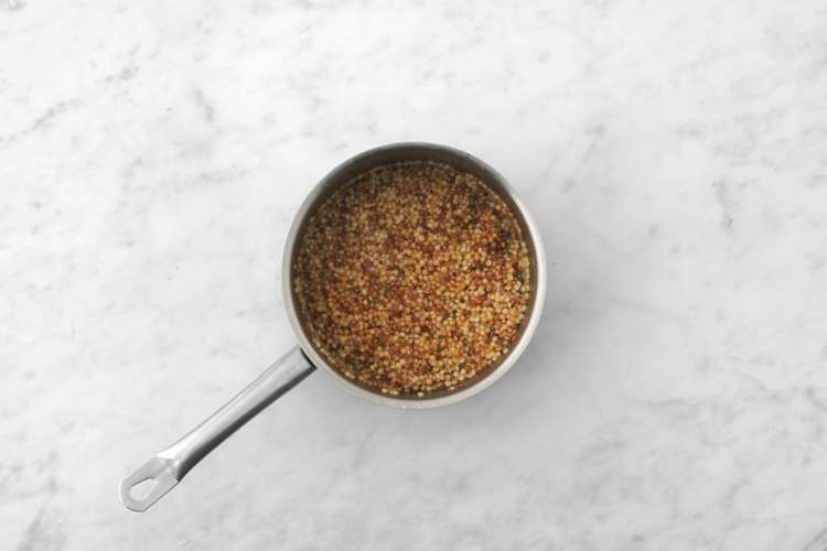 Cook the couscous