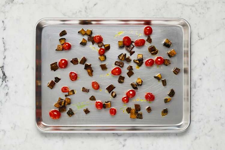 Prep and roast veggies