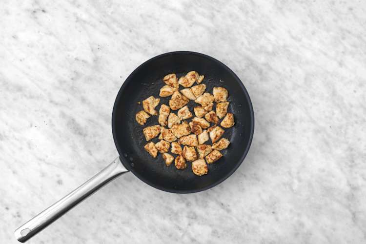 Get prepped & cook the chicken