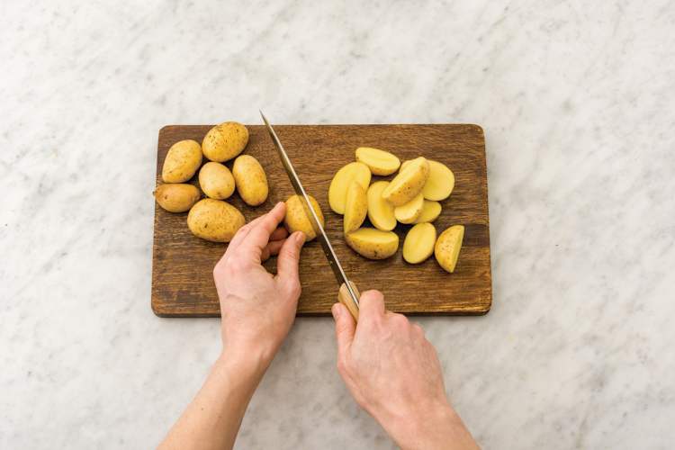 Roast the potatoes