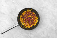 Cook the chorizo & sweetcorn