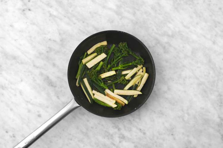 Cook the greens