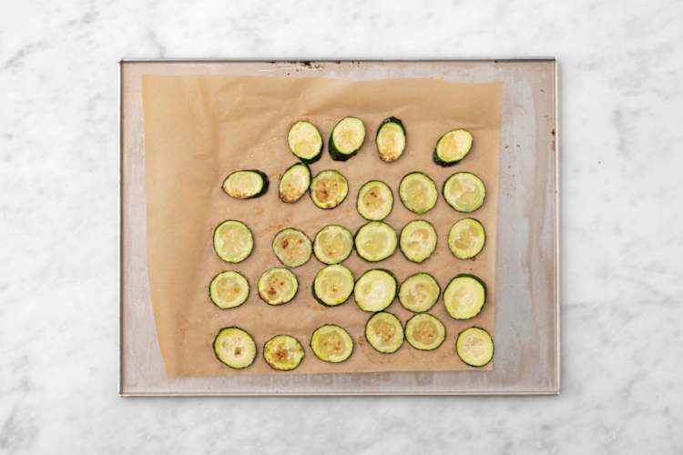 Courgette roosteren