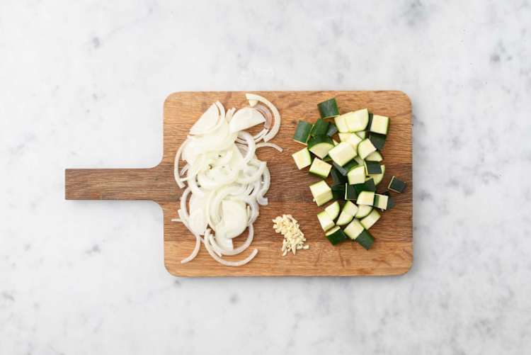 Prepara y cocina las verduras