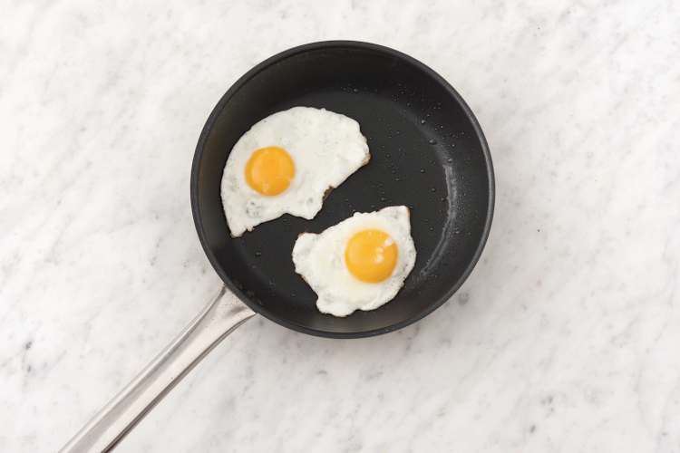 Fry the eggs