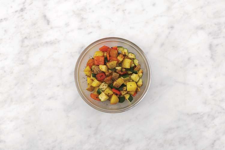 Finish the veggies