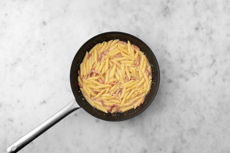 Make the creamy sauce