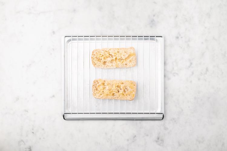 Toast the ciabattas