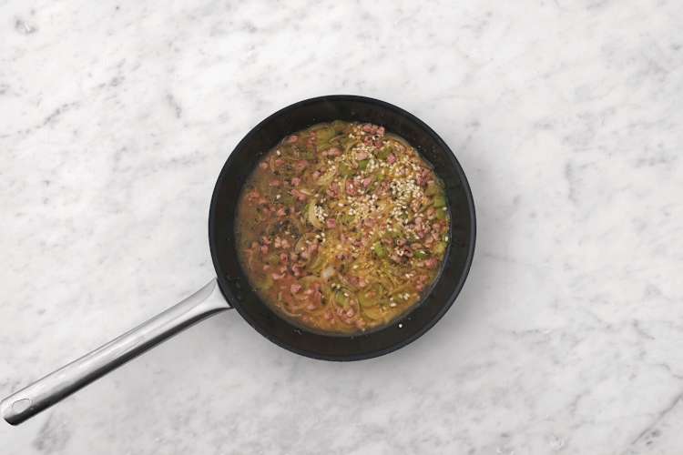 Start the risotto