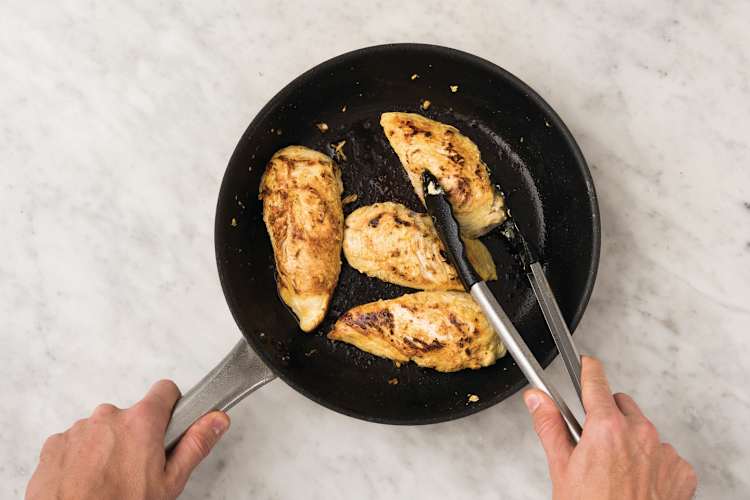 Cook the chicken