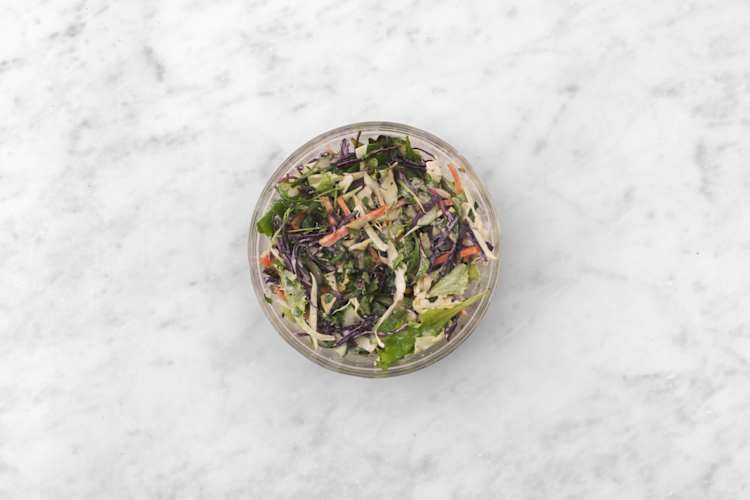 Assemble the slaw