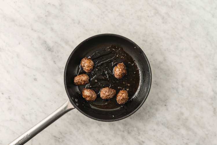 Cook the rissoles