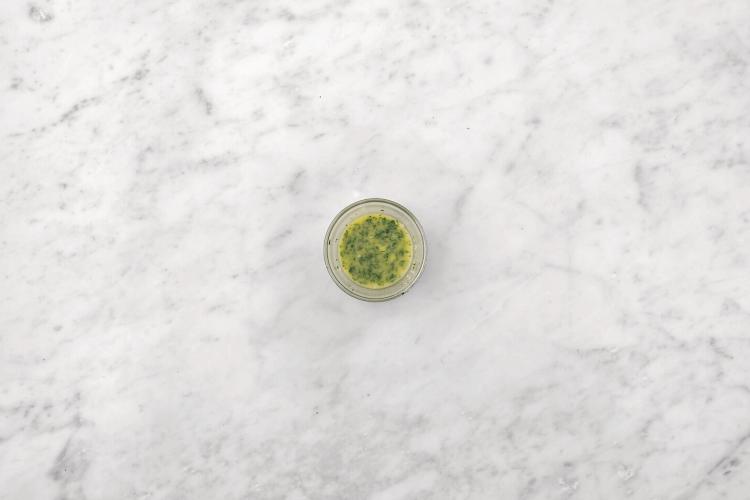 Make the parsley butter