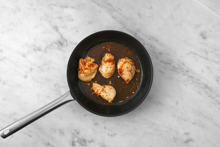 Cook the chicken