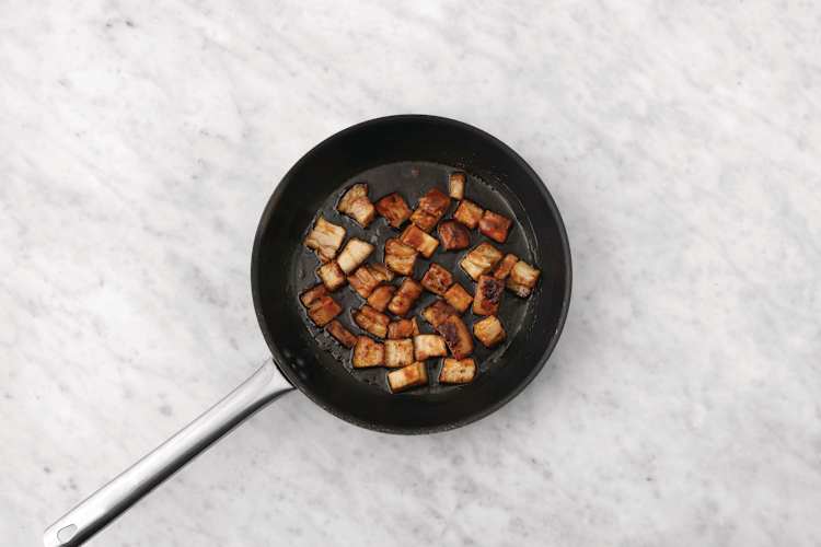 Glaze the pork
