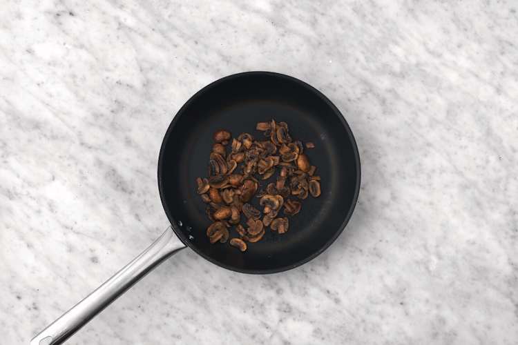 Cook the mushrooms
