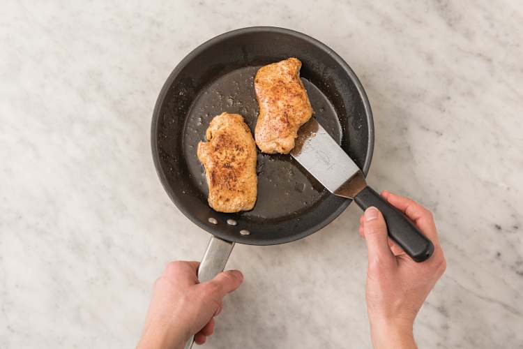 Cook the pork