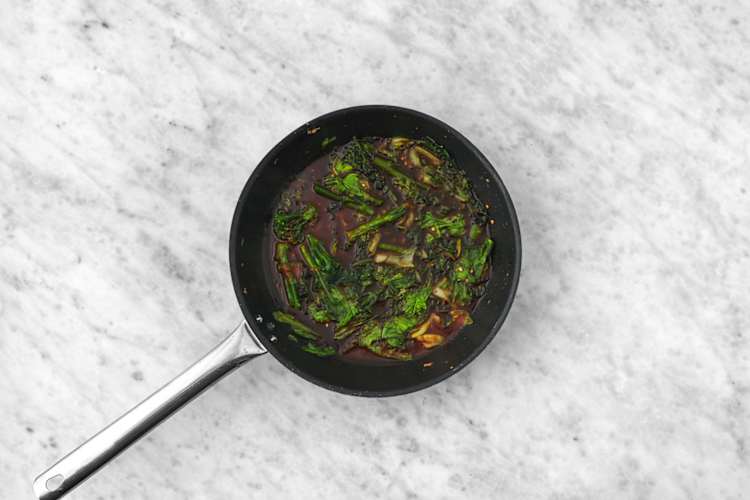 Cook the veggies