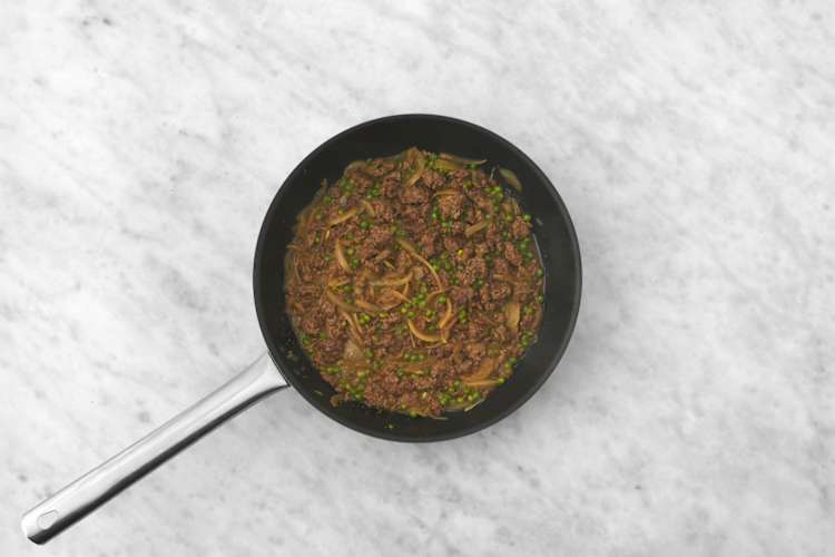 Cook plant-based ground protein