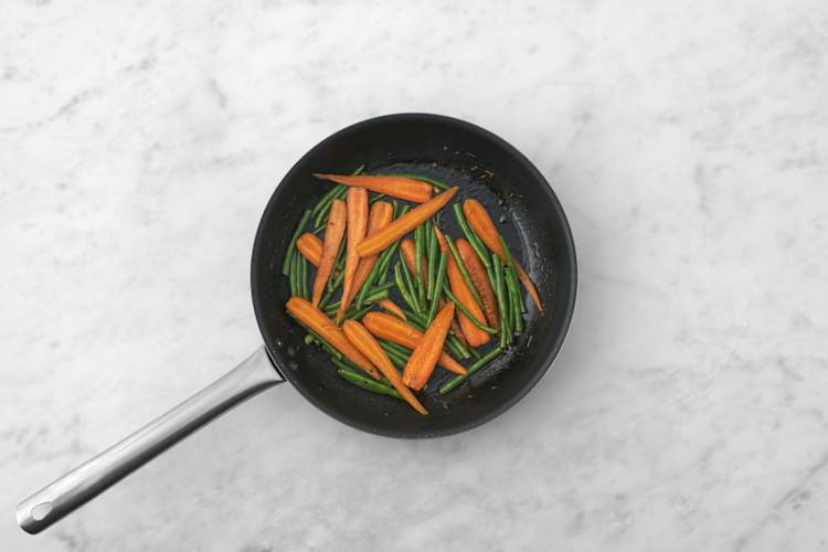 Cook the lemon veggies