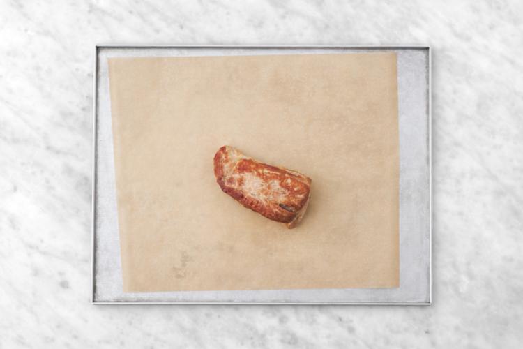 Cook the pork tenderloin
