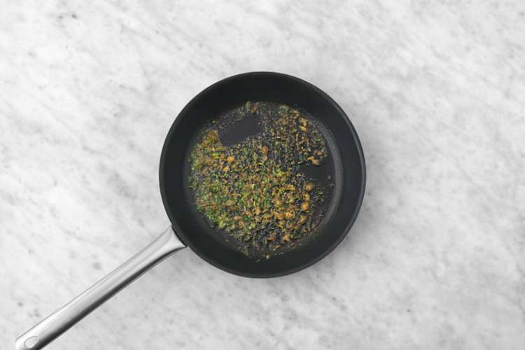 Make the caper lemon butter