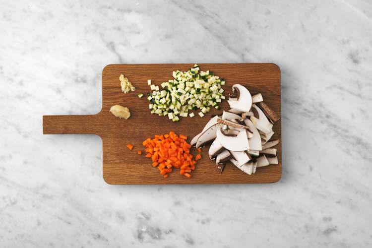 Tagliare le verdure